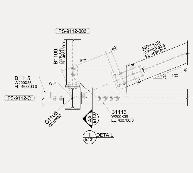 steel-erection-drawing